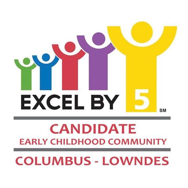 Excel by 5 candidate Early Childhood Community Columbus-Lowndes County logo