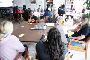 MUW Education students collaborating in the classroom