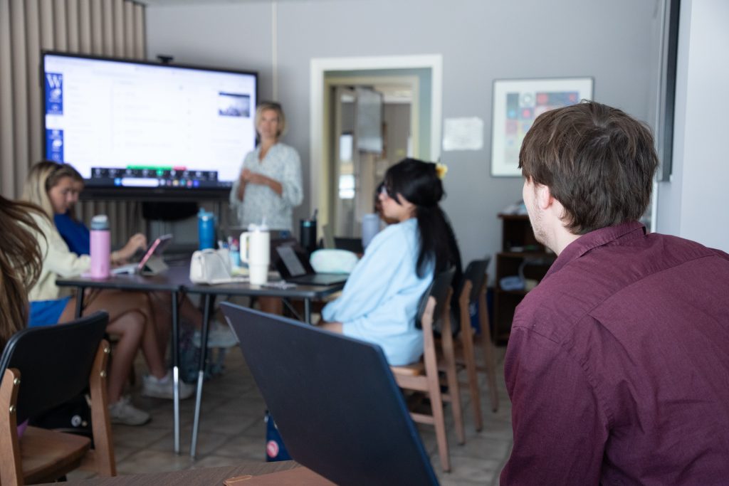 MUW education students in their classroom management class