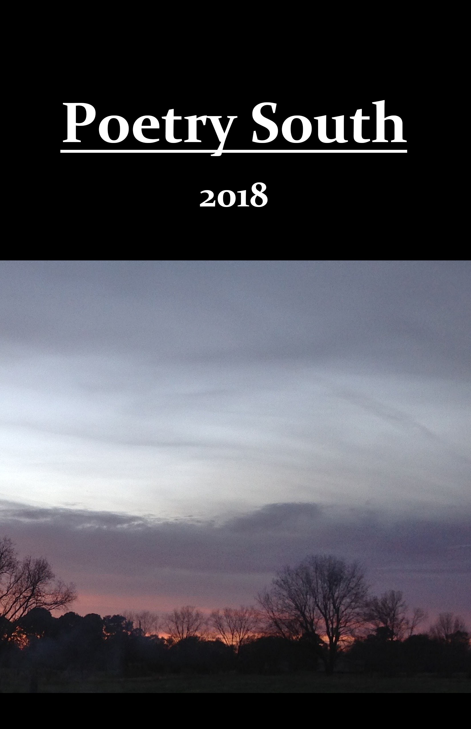 Poetry South 2018 frontcover