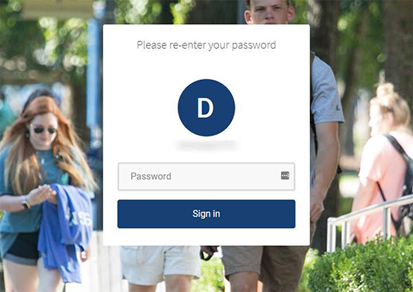 Screenshot showing WConnect second login prompt to reenter password