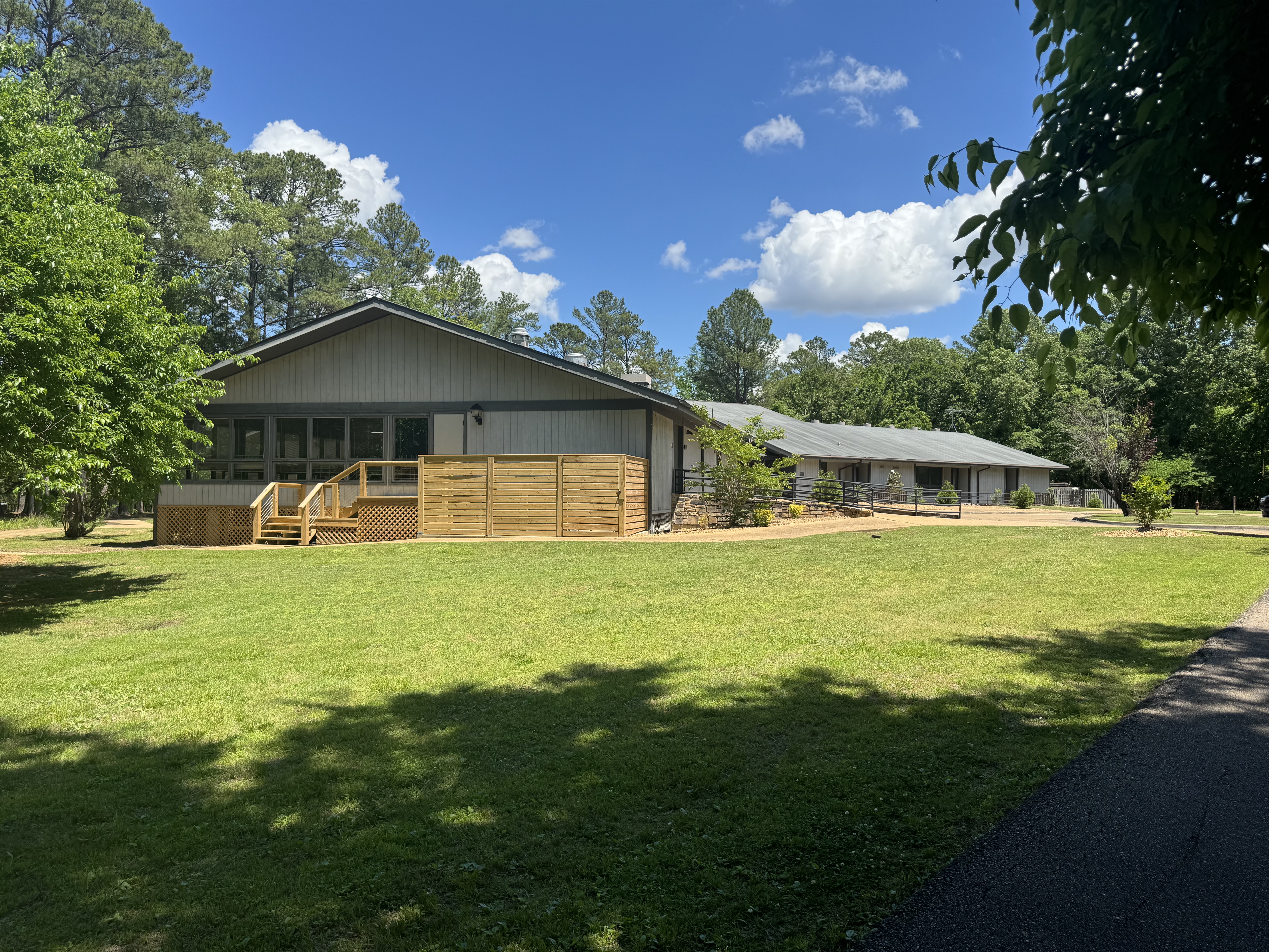 Exterior of the conference building