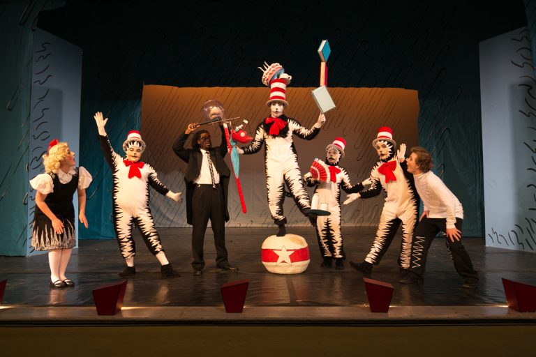Students perform Cat in the Hat
