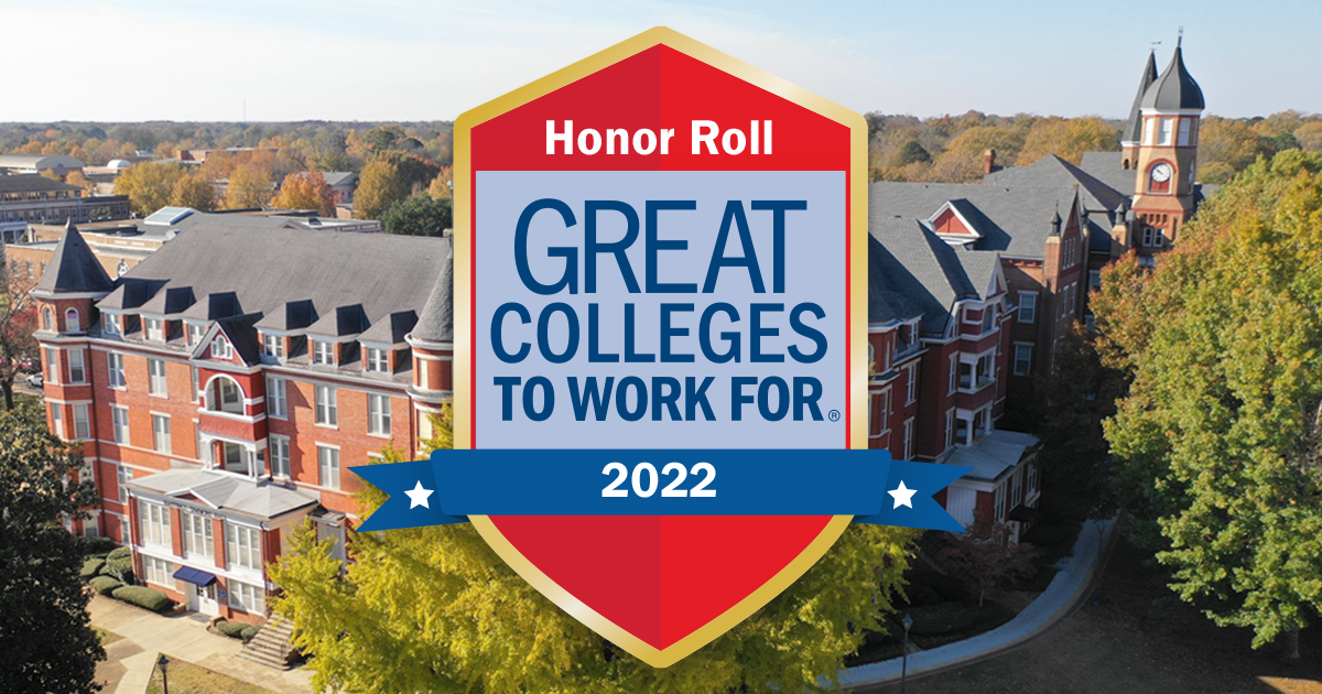 The W named a ‘2022 Great College to Work For’