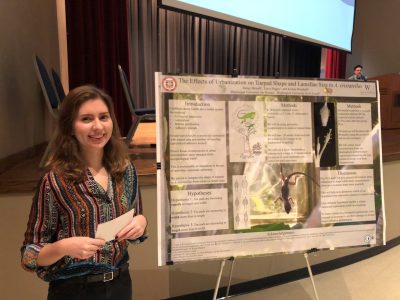 Howell has honors project published in journal ‘Integrative Organismal Biology’