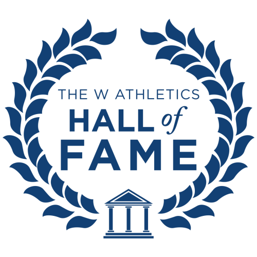 The W Athletics Hall of Fame logo