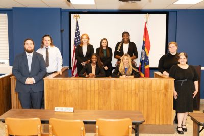 Regional law competition rules a win for The W Mock Trial Team