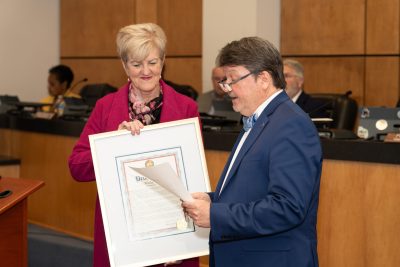 Columbus Mayor recognizes W Day