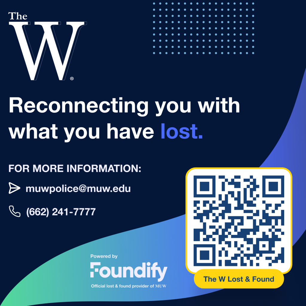 Lost & found just got better.
Scan the code, download the Foundify app.

Lost an Item?
Quickly submit details about item and its last location in-app to The W Police Department.

Found an item? 
Drop it off The W Police Department or leverage community to help find its way home in Foundify.

Community Marketplace. Give unclaimed items a new home by shopping through the Foundify Marketplace. 