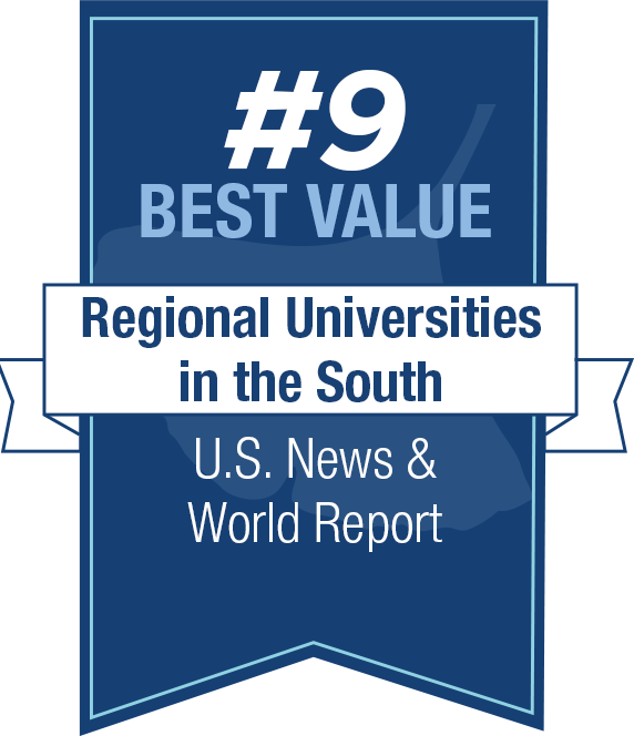 #9 Best Value, Regional Universities in the South, U.S. News & World Report
