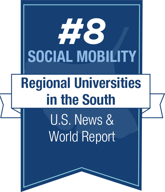 #8 Social Mobility, Regional Universities in the South, U.S. News & World Report