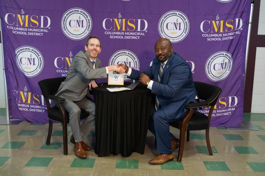 Dr. Scott Tollison and CMSD Superintendent Craig Chapman