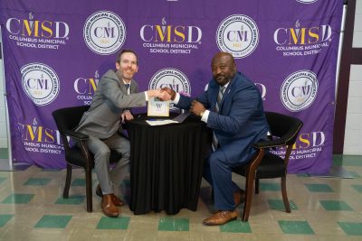 The W, CMSD celebrate teacher residency partnership