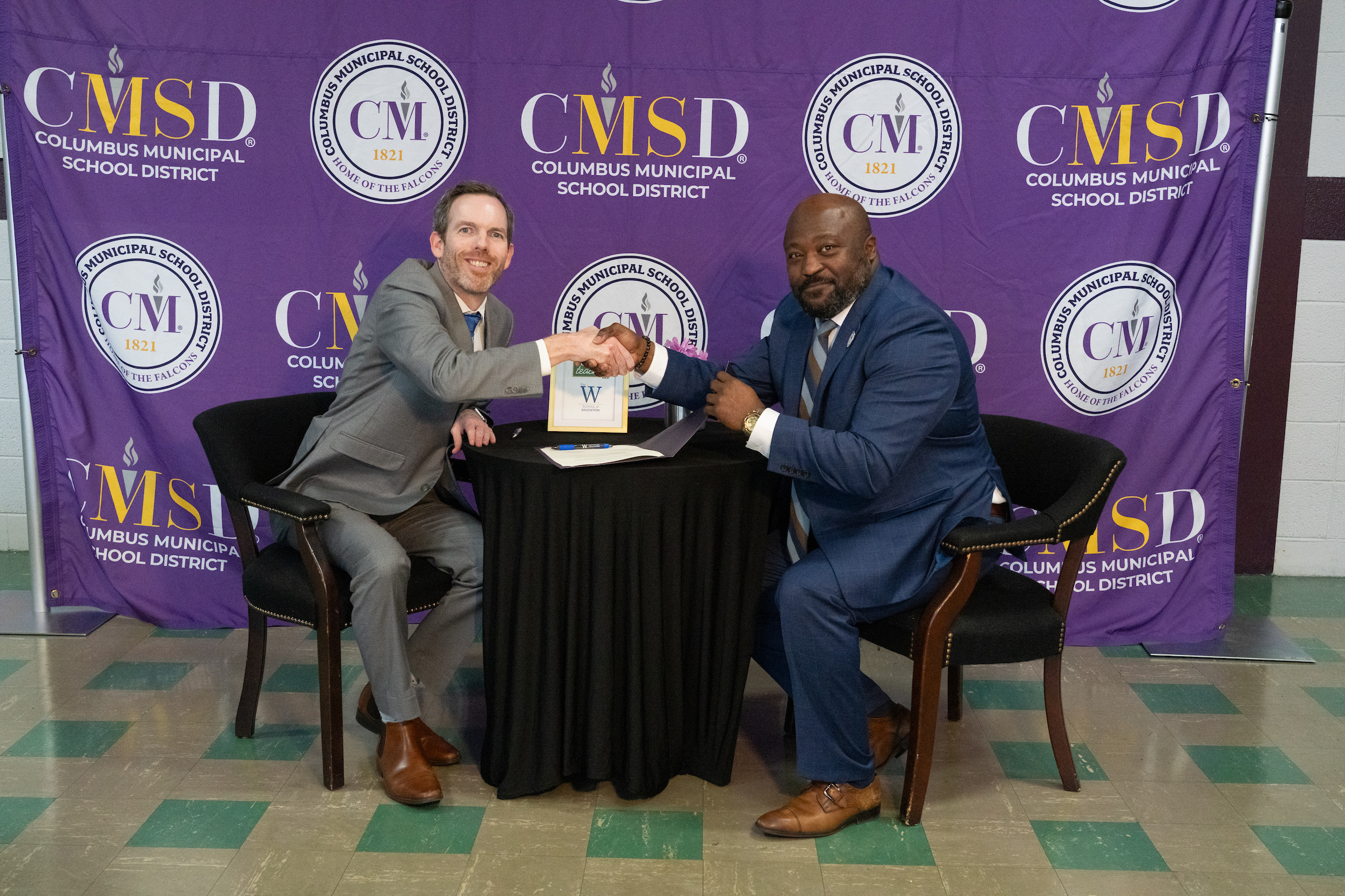 The W, CMSD celebrate teacher residency partnership