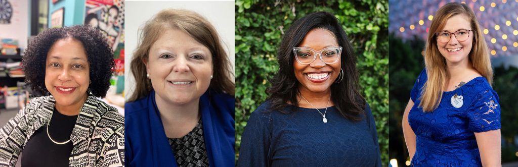 Photos of Kimberly Griffin, Dr. Brandy Larmon, Symone Bounds and Ariel Seawell