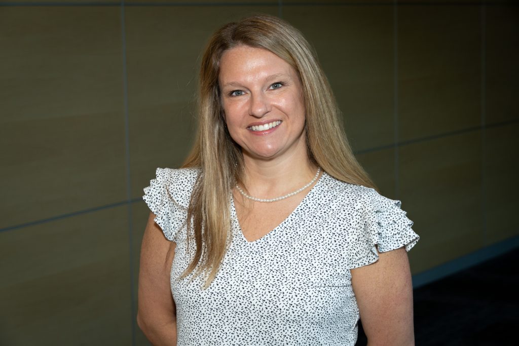 Ashley Brown posing for a photo