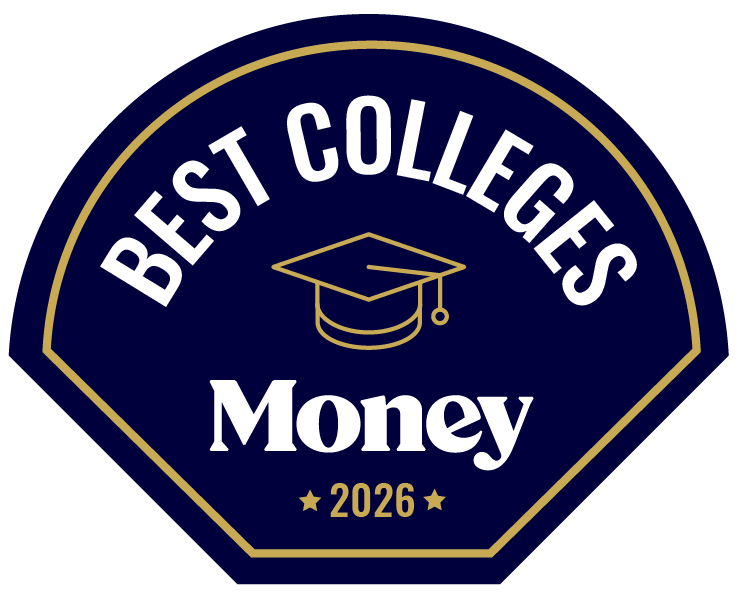 Money's Best Colleges in America 2026 Badge 